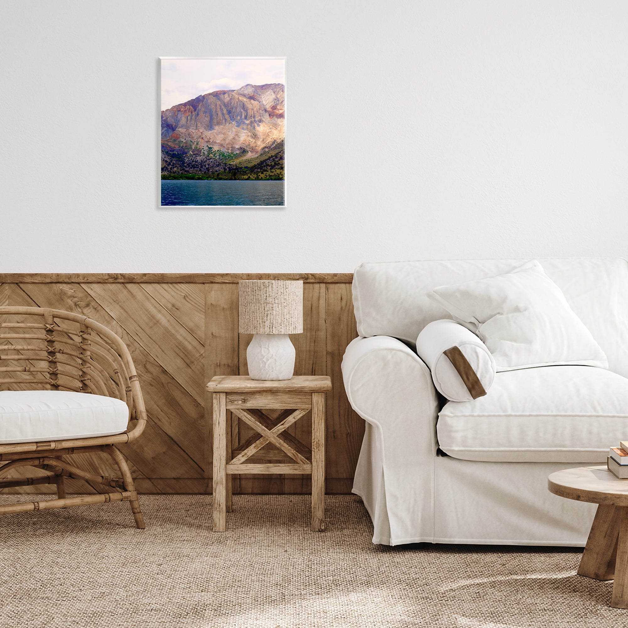 Stupell Industries Serene Lake Beneath Mountains Wall Plaque Art, design by Gemma Bardot