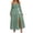 Mint Green, variant on Flowy Dresses for Women Plus Size off the Shoulder Long Sleeve Dress Slit Milkmaid Dress Summer Vacation Wear