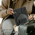 thumbnail image 4 of Allytechgroup Case for Samsung Galaxy Tab A11 2025/A9 2023 8.7 inch, Shockproof Protective Cover with Kickstand & Shoulder Strap for Galaxy Tab A11 (SM-X133/X135)/A9 (SM-X110/X115), Black, 4 of 10