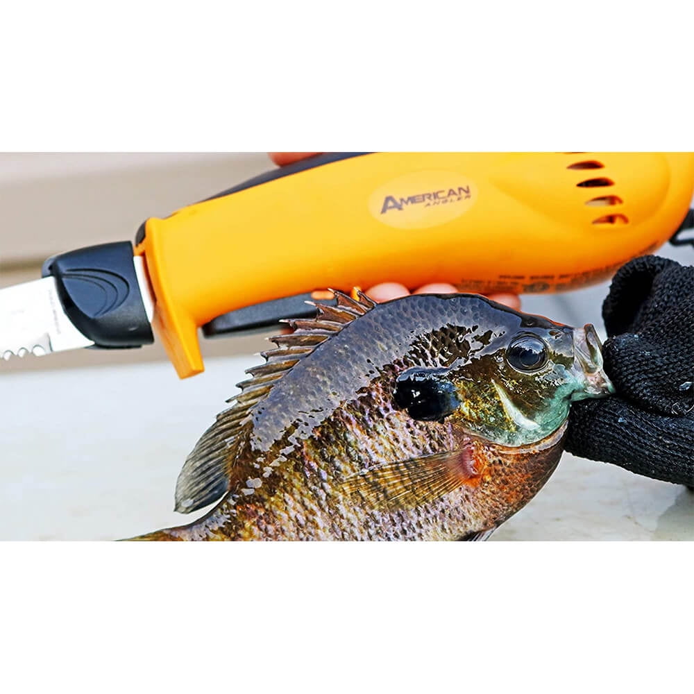 American Angler Pro Electric Fillet Knife with Glove and 5 Blades