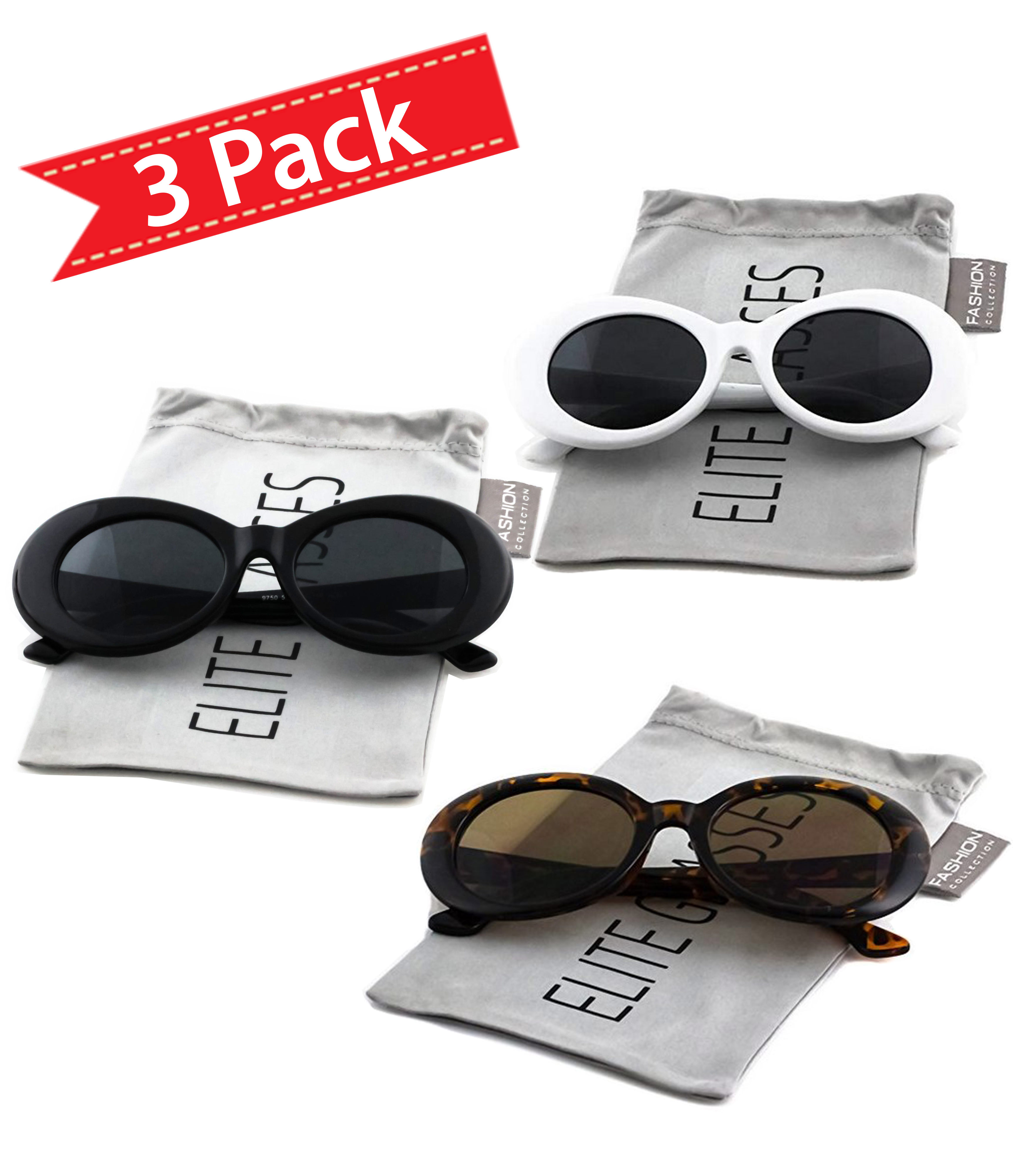 Elite Glasses - Elite NIRVANA Kurt Cobain Oval Bold ...