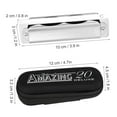 thumbnail image 4 of Harmonica, Stainless Steel 10 Hole Harmonica, Beginner For Musician, 4 of 8
