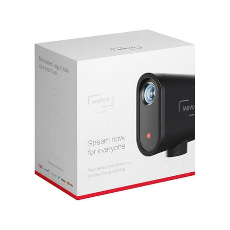 Logitech - Mevo Start Live Streaming Camera 3-Pack HD Action Camera - Black