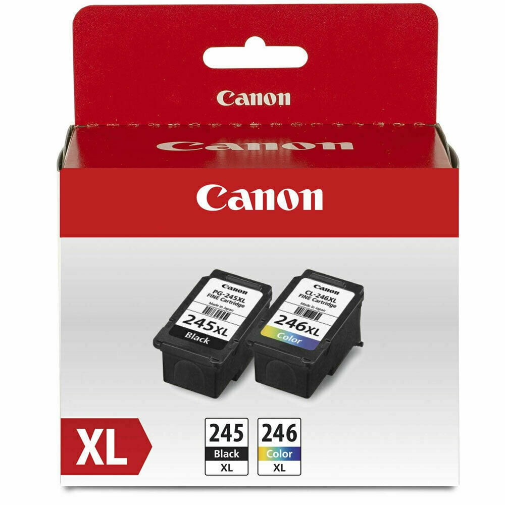 PG-245XL Black & CL-246XL Color Ink for Canon Pixma TS302 TS202 MG2525 MG2522 