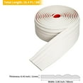 thumbnail image 2 of Ymokee Flexible Baseboard Moulding Trim, 16.4 ft(L) x 4 in(W) Peel and Stick Waterproof Crown Molding Ceiling Border Wall Trim for Home Office Decoration, Creamy White, 2 of 9