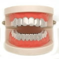 thumbnail image 5 of Hip Hop Gold Teeth, 1 Set Shiny Gold Teeth Removable Teeth Jewels Caps Teeth Braces Fake Gold Top and Bottom Teeth, 5 of 6