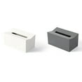 2X Kitchen Tissue Box Cover Napkin Holder for Paper Towels Box for