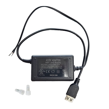 B&P Lamp® Table Lamp USB Charger for Cell Phones Tablets Etc.