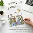 thumbnail image 5 of Coolnut Herb Wild Flower Clipboard, Acrylic Standard A4 Letter Size Clip Board with Low Profile Clip for Office, Classroom, Doctor, Nurse and Teacher, 12.5"x9", 5 of 7