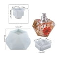 thumbnail image 2 of 3Pcs Vintage Jar Resin Mold with Lid Silicone Storage Box Mould for Epoxy Casting Crafts Kits Jewelry Container, 2 of 8