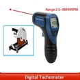 thumbnail image 3 of TL-900 Tachometer Digital Tachometer Non-Contact Measuring Range:2.5-99999RPM LCD Motor Wheel Lathe Speed Meter, Red, 3 of 5