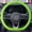 Light green, variant on Car Silicone Steering Wheel Protective Cover Auto Universal Anti-Slip Q8K9