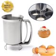 thumbnail image 1 of Magdalenas, tortitas, galletas, pasteles, magdalenas, gofres para hornear, dispensador de masa, crema Speratator, taza medidora, herramientas para hornear pasteles LingWen 8390606276148, 1 of 1