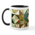 thumbnail image 2 of CafePress - Fun Patchwork Quilt Mug - 11 oz Ceramic Mug - Novelty Coffee Tea Cup, 2 of 6