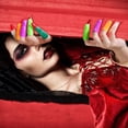 thumbnail image 1 of Disfraz de Dedos de Bruja de plástico, 40 Piezas Halloween Colorido Halloween Dedos de Bruja Coloridos Accesorio de Halloween Funcionalidad de Alta precisión, 1 of 7