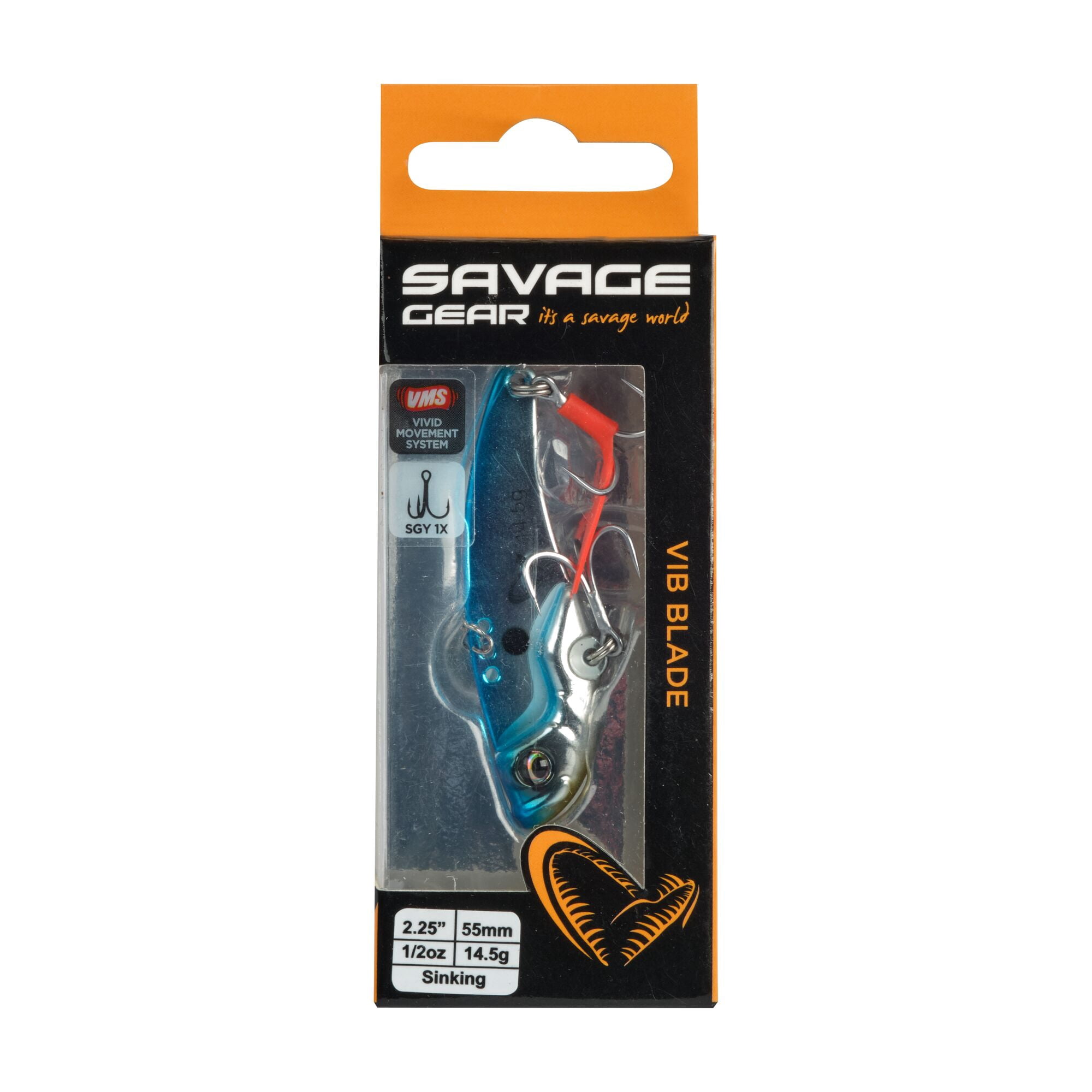 Savage Gear Savage Fishing Lure, 2.25 in, White Flash (1-count)