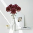 thumbnail image 5 of Yooshoverk 6 Piece Artificial Dandelions Fake Flowers Plastic Blooms Fluffy Design Realistic Look Adds Charm Prevents Wilting for Home Decor Arrangements, 5 of 6