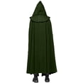 thumbnail image 4 of LYXSSBYX Hoodies for Women Plus Size Men Halloween Solid Buckle Hooded Removable Gothic Devil Party Cloak, 4 of 4