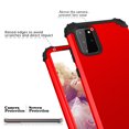 thumbnail image 2 of Galaxy S20+ Case, S20 Plus Case, Allytech Dual Layers Hybrid Corner Protective Shockproof Anti-Scratch Wireless Charging Support Defender Bumper Back Cover Case for Samsung Galaxy S20+ 6.7",Red, 2 of 11