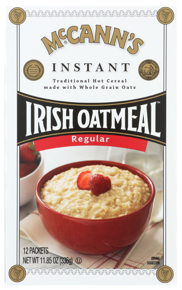 Details about   McCann’s Quick & Easy Steel Cut Irish Oats 24 Ounce  Assorted Flavors Sizes 
