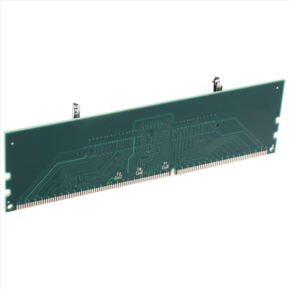 DDR3 Laptop SO-DIMM to Desktop DIMM Memory RAM Connector Adapter DDR3 New adapter of laptop Internal Memory to Desktop RAM,1 x Connector Adapter,Green