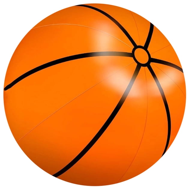 HTHLVMD Inflatable Beach Ball, Giant Beach Ball, Big Beach Ball, Large Beach Ball, Beach Ball, Giant Inflatable Beach Ball, Extra Large Jumbo Beach Ball, Basketball
