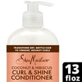 thumbnail image 5 of (2 pack) SheaMoisture Curl & Shine Conditioner Coconut & Hibiscus, 13 fl oz, 5 of 23