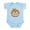 Sky Blue, variant on CafePress - Printed Rhinestone Jackolantern Infant Bodysuit - Baby Light Bodysuit, Size Newborn - 24 Months