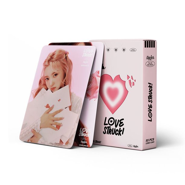 55 Unids/Caja Kep1er Photocards LOVE STRCK ! Postal LOMO Card Album