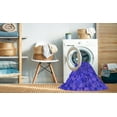 thumbnail image 2 of Ahgly Company Tapis d'Intérieur Lavable en Machine Carré Transitionnel Aztech Violet, 3 Pieds Carré, 2 of 7