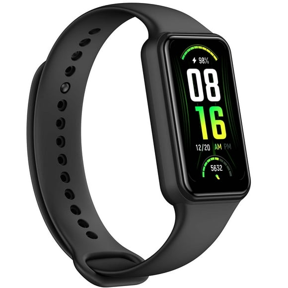 Amazfit Band 7 Tracker D\'entraînement Physique et d'Activité, Suivi des Pas, Surveillance de la Fréquence Cardiaque et du SpO2, Pacer Virtuel, Batterie 18 Jours, Analyse de la Qualité du Sommeil, Alexa Intégré, Résistant à l'Eau