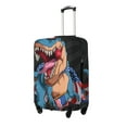 thumbnail image 2 of Fotbe Blue Dinosaur Luggage Cover Protector,Suitcase Protector,Scratch and Dirt Resistant,Fits 18-32 Inch Luggage-X-Large, 2 of 9