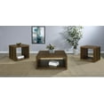 thumbnail image 2 of Frisco Ensemble de Table Basse et d'Appoint 3 Pcs Pin Foncé, 2 of 15