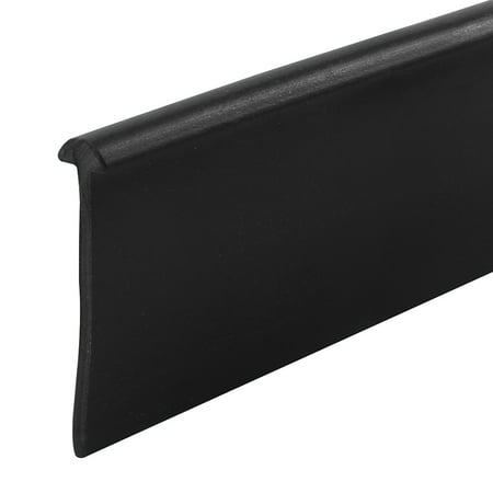 Slide Co 194356 36 In Black Vinyl Half Round Shower Door Bottom