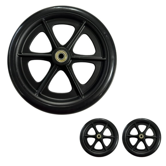 Llantas Delanteras SEVEN MINE Negro 8x1 Pulgadas (Refacción) para Silla de Ruedas multicolor