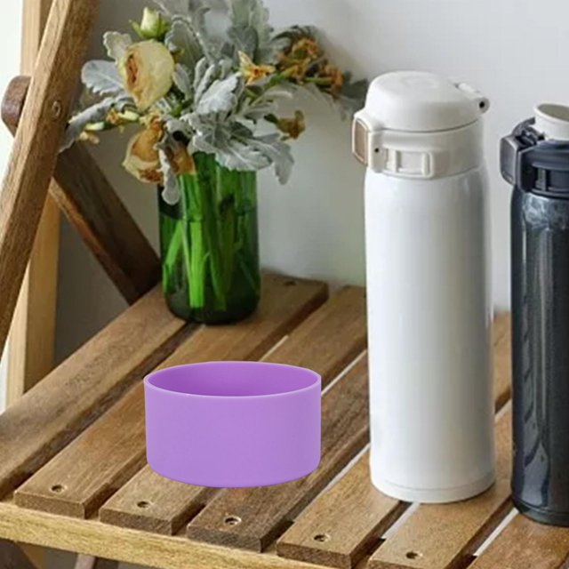 Botellas de agua Macarena Bota de silicona con funda inferior para proteger la botella