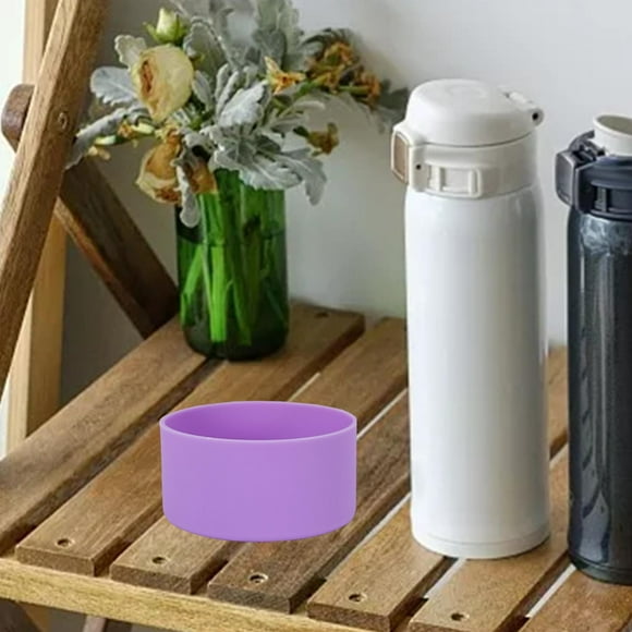 Botellas de agua Macarena Bota de silicona con funda inferior para proteger la botella