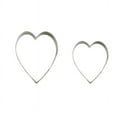 thumbnail image 6 of Efavormart 2 Pcs Heart Shaped Stainless Steel Cookie Cutter Wedding Favor Set with Clear Gift Box, 6 of 8