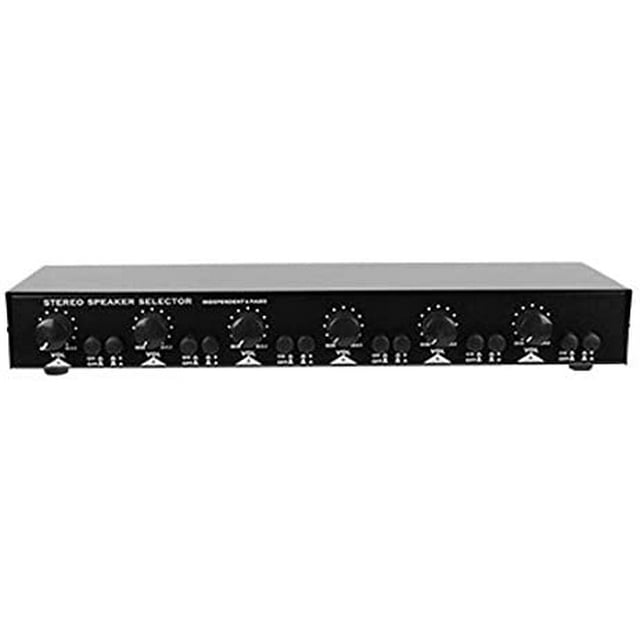 Saga Elite SAG5600HE 6-Zone Impedance Matching Dual Source Stereo Speaker Selector