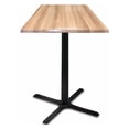 thumbnail image 4 of Indoor/Outdoor 30" Tall OD211 Black Table Base with 30" x 30" Foot and 36" x 36" Square Indoor/Outdoor Greystone Top by the Holland Bar Stool Co., 4 of 5
