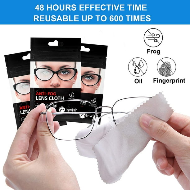 Lingette anti-buée pour lunettes