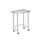 thumbnail image 1 of Yeshouse Mesa de trabajo de acero inoxidable de 16x24 pulgadas, mesa de trabajo comercial de acero inoxidable para preparación de alimentos en cocinas, color plata, 1 of 7