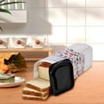 thumbnail image 3 of Bread Storage Container with Tray, Fresh Bread Storage Container, Clear Bread Saver, Plastic Bread Box,Suitable for storing toast and various types of Bread, 3 of 6