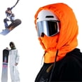 thumbnail image 1 of Capuche Imperméable Doublée en Polaire, Masques de Ski Multifonctionnels 3-en-1 pour Cyclisme Ski, 1 of 8