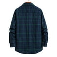 thumbnail image 5 of Men's Plaid Dress Shirts Long sleeve,Plaid Shirts,Flannel Plaid Shirt for Men Regular Fit Button Down Shirts Long Sleeve Casual Button Up Plaid Shirts Tops, 5 of 7