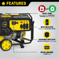 thumbnail image 4 of Champion Power Equipment 6875/5500-Watt Dual Fuel Portable Generator with CO Shield, 4 of 12