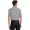 thumbnail image 2 of Port Authority K420P Mens Pique Knit Polo with Pocket, Oxford - 6XL, 2 of 2