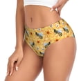thumbnail image 2 of Balery Bee Wasp Ropa Interior de Algodón para Mujer con Dibujo – Braguitas Cómodas y Elásticas, Estilo Clásico-Large, 2 of 6