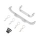 thumbnail image 2 of Montajes de postes de carrocería delanteros y traseros RC 1:14 Accesorios de actualización Accesorios de carrocería de metal plateado, 2 of 9