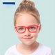 thumbnail image 5 of Gafas anti luz azul de moda para niños, gafas planas para hombres y mujeres, gafas de silicona con marco suave, 5 of 5
